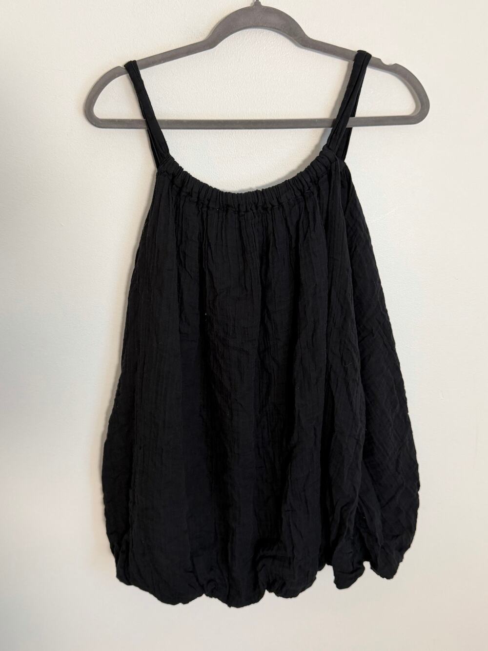 Anthropologie Gauze Bubble-Hem Mini Dress size MP